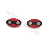 Mirror Block Off Plates for BMW S1000RR (2013–2018) Red