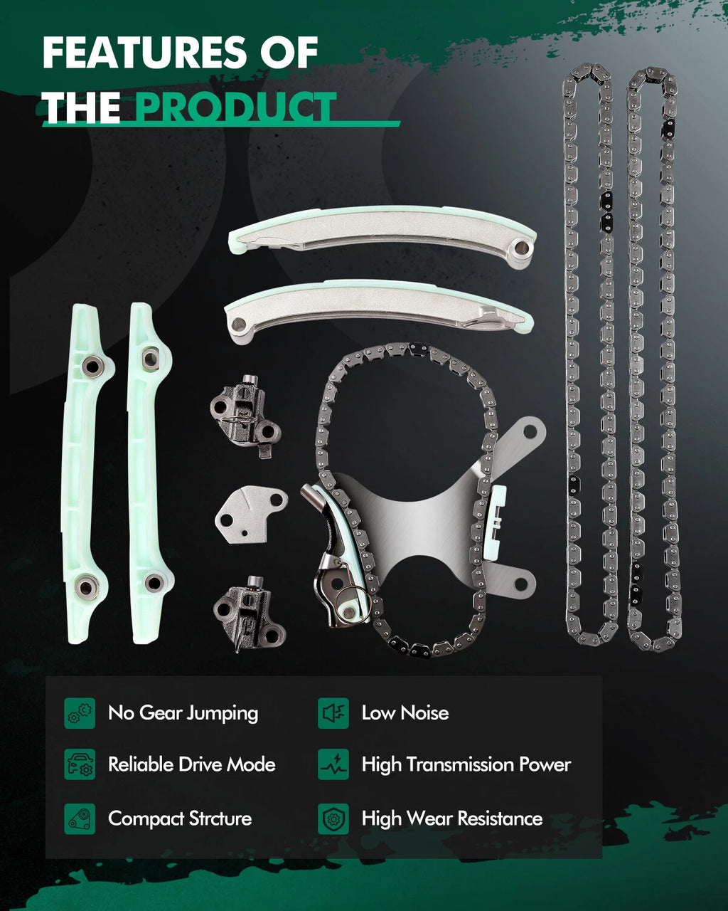 Timing Chain Kit for Dodge Dakota Durango Ram 4.7L (1999–2008)