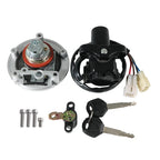 Set of 2 Ignition Key Switch Fuel Caps for Yamaha XVS1300CU (2014–2016) 11C-W8250-01