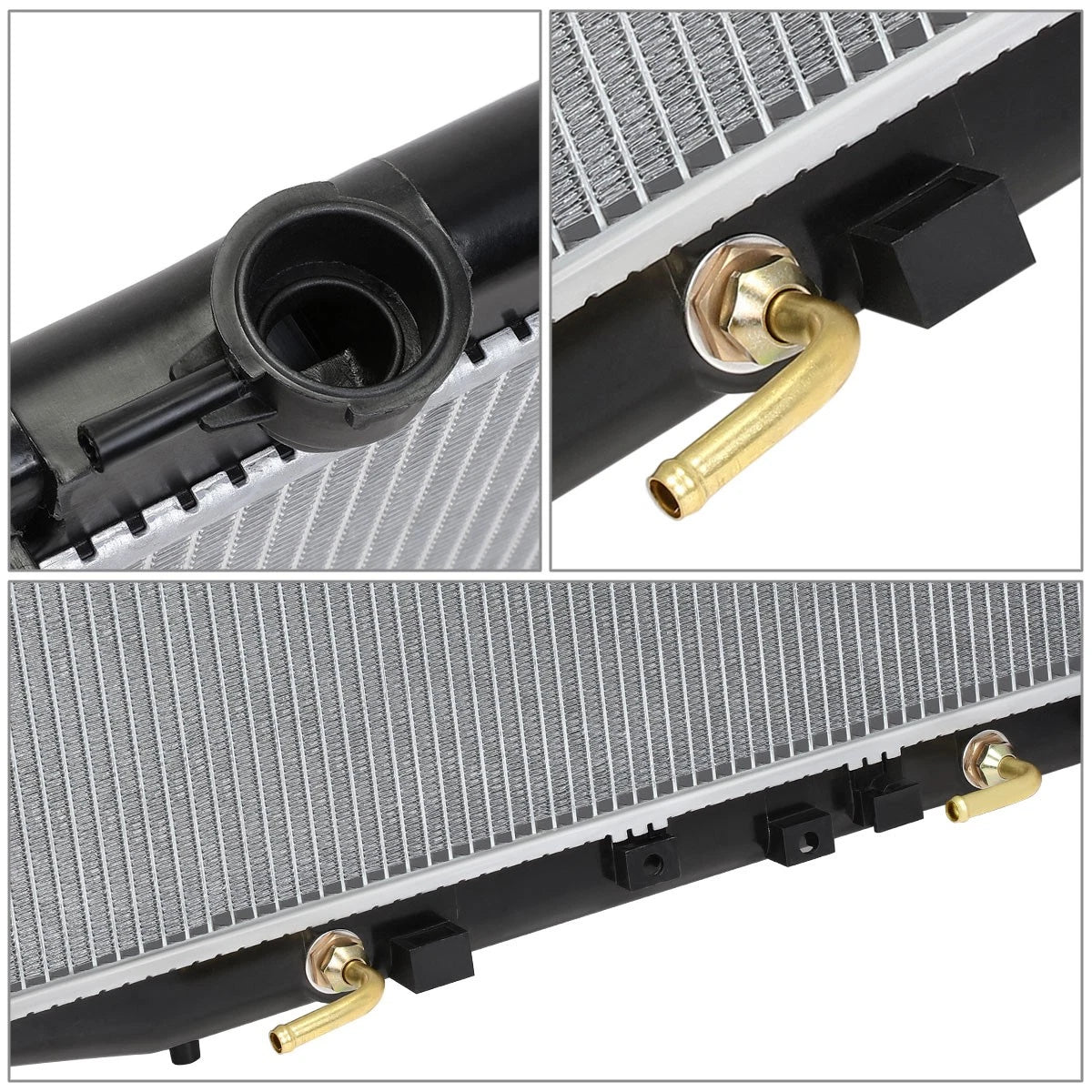 OE Replacement Aluminum Core Radiator for Honda Civic/CRX (1988–1991) DPI-886