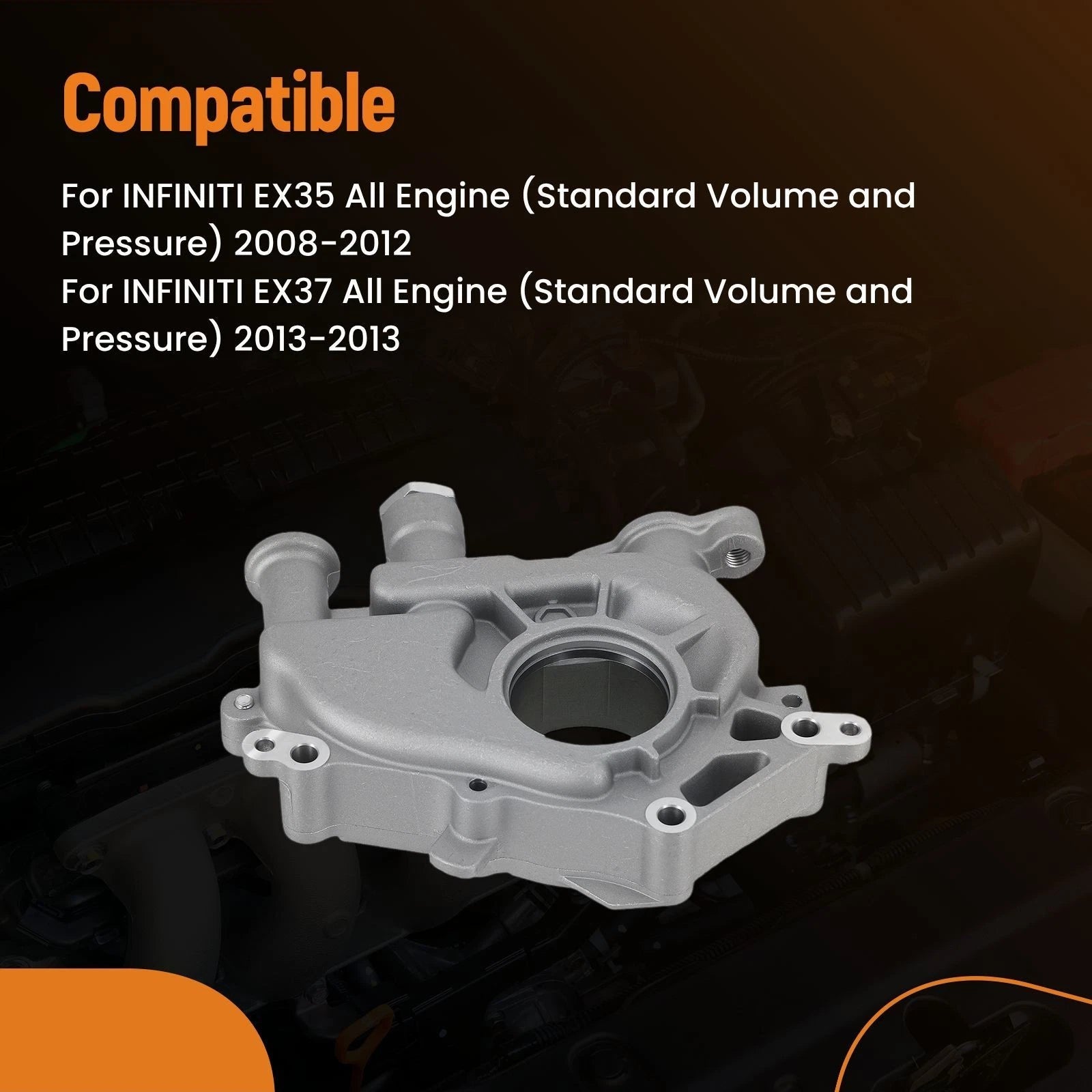 Engine Oil Pump for Infiniti G35 FX35 M35 (2007–2012) Standard Pressure