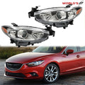 Halogen Projector Headlights for Mazda 6 (2014–2017)