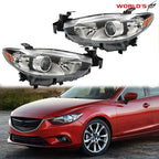 Halogen Projector Headlights for Mazda 6 (2014–2017)