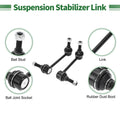4pcs Front Suspension Kit Outer Tie Rod Ends & Sway Bar Links for Dodge Durango