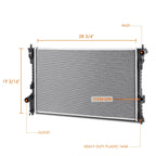 Aluminum Radiator DPI-13185 for Ford Flex Explorer/Lincoln MKT (2010–2019)