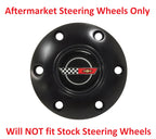 Steering Wheel Horn Button 6 Hole Replacement for Chevrolet Corvette C4 (1984–1996)