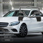 Headlight Switch Cover Stickers for Mercedes-Benz A B C E G Class CLA (2013-2023)