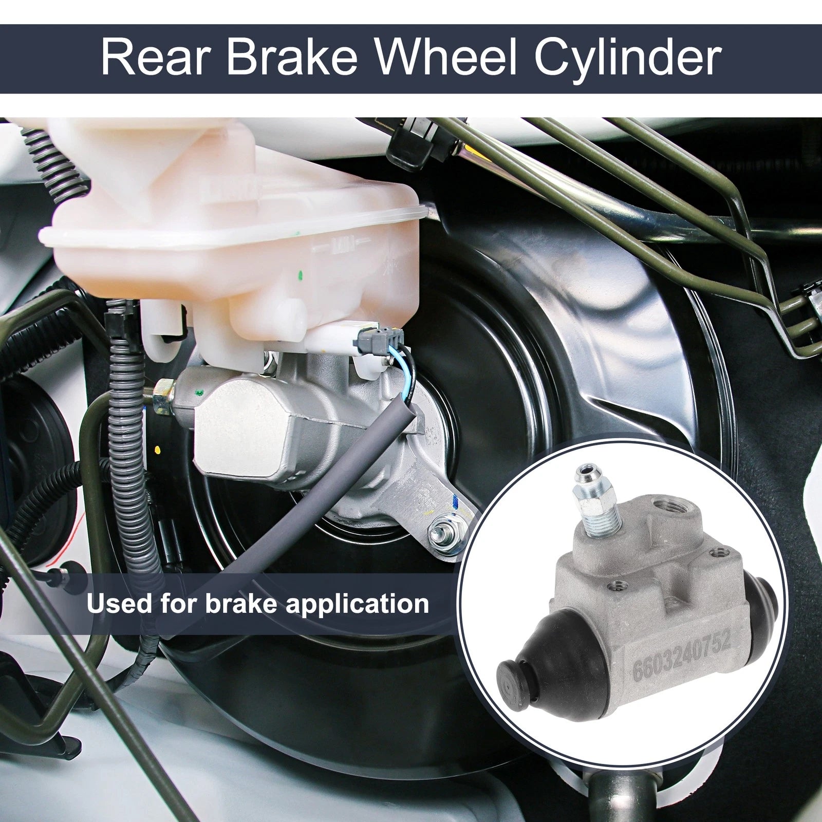 Rear Brake Wheel Cylinder No. 583302D020 for Hyundai Accent (2000–2002)