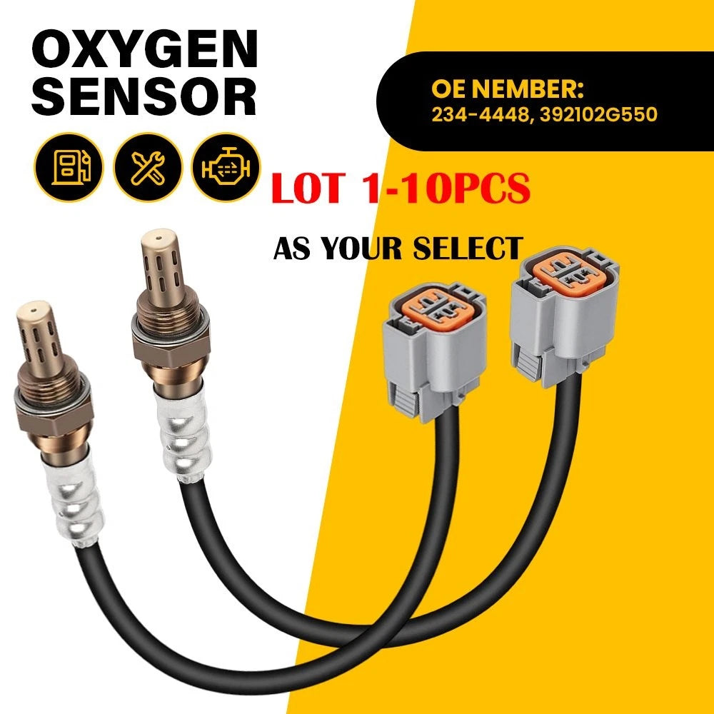 Set of 10 Downstream Oxygen O2 Sensors 234-4448 for Hyundai Sonata (2011–2013)