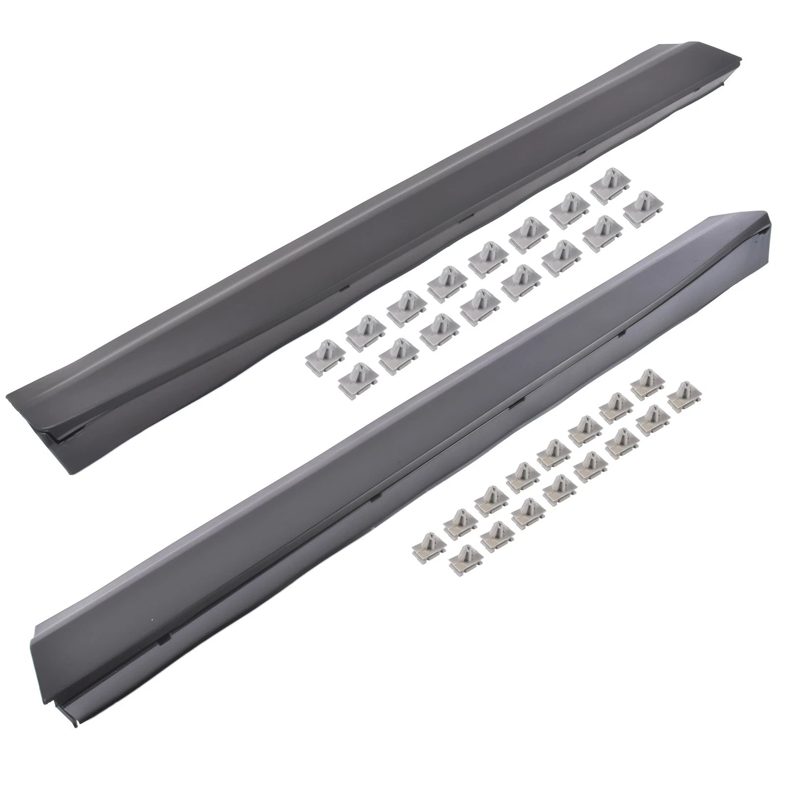 2X Front Lower Door Trim Molding for Cadillac XT5 (2017-2025) Black