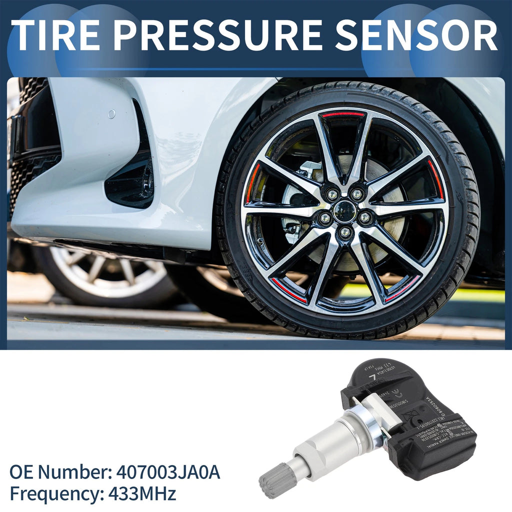 Tire Pressure Sensor for Nissan Altima (2013–2018) No.407003JA0A TPMS 433MHz