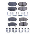 PowerStop Front & Rear Carbon Fiber Ceramic Brake Pads Kit for Elantra Forte