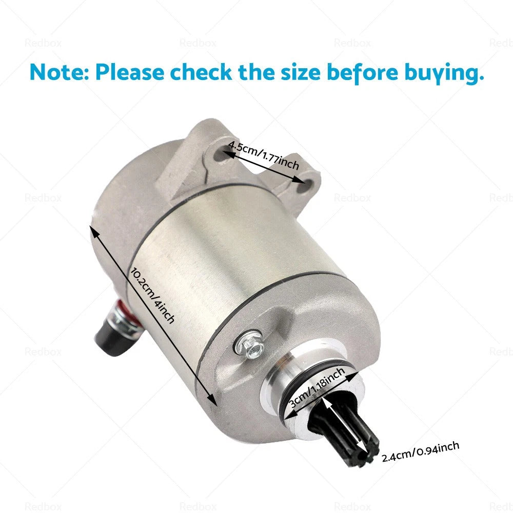 9 Tooth Starter Motor for Honda TRX350 TE FE TM FM (2000–2006)