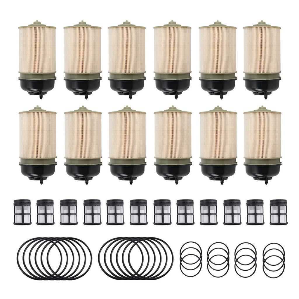 Set of 12 Fuel Filters for Detroit Diesel DD13 DD15