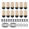 Set of 12 Fuel Filters for Detroit Diesel DD13 DD15