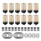 Set of 12 Fuel Filters for Detroit Diesel DD13 DD15