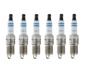 Set of 6 Bosch Double Iridium Spark Plugs for Ford Mazda Mercury V6 (OE)