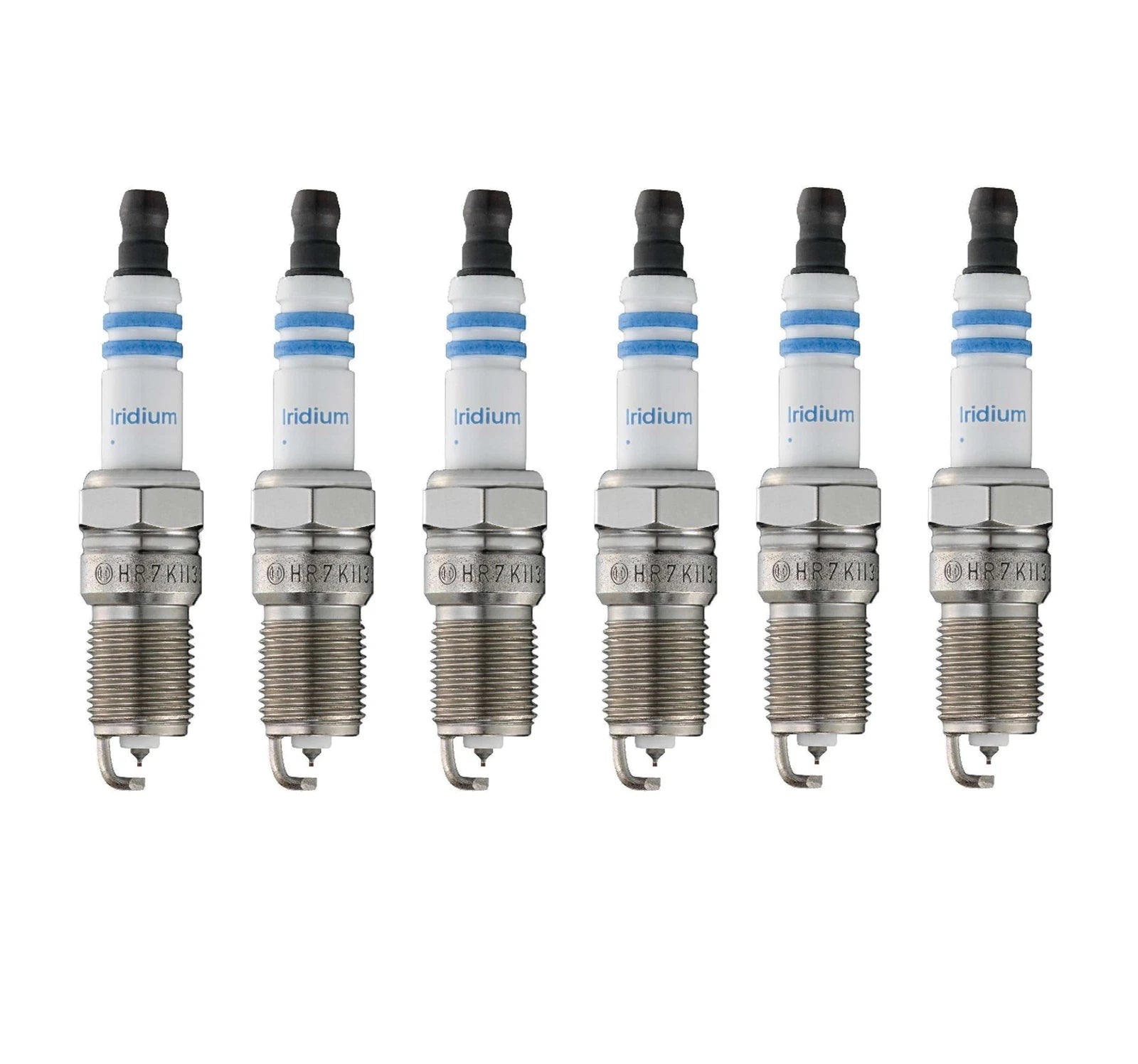 Set of 6 Bosch Double Iridium Spark Plugs for Ford Mazda Mercury V6 (OE)
