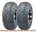 2 WANDA Sport ATV Tires 19x7-8 for Kawasaki KSF80A/KFX80, Arctic Cat 90