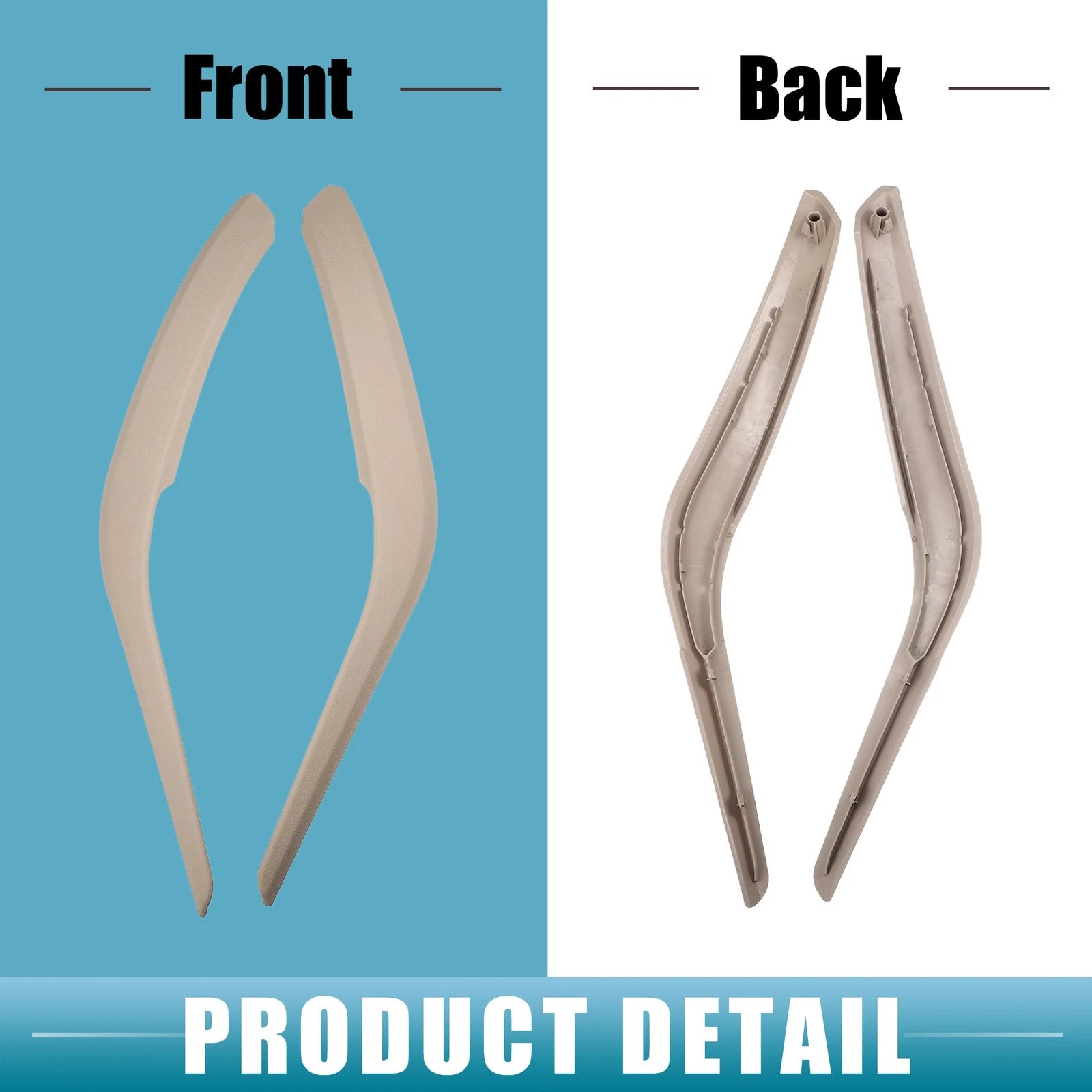 Interior Door Pull Handle Cover 51412991775 for BMW X1 (2013–2015) Beige