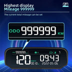 Solar HUD GPS Head Up Display for Universal Vehicles (2010–2023)