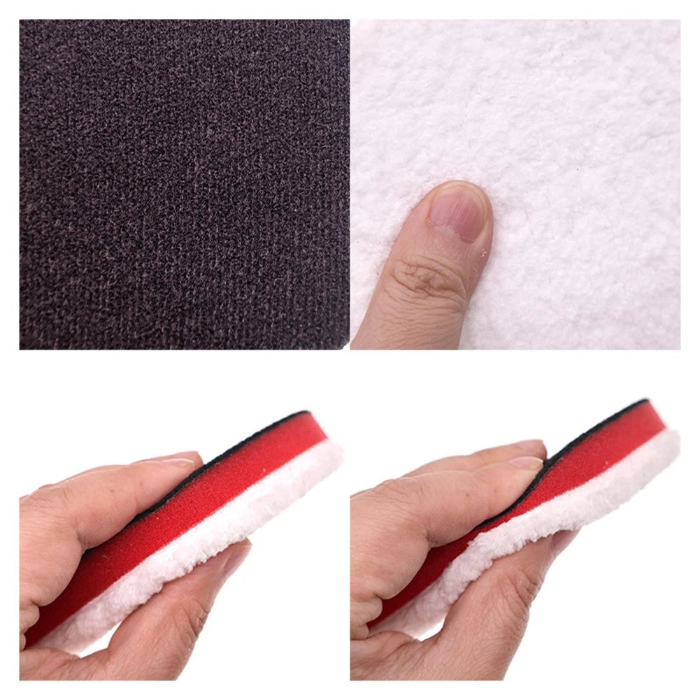 Set of 4 Car Polishing Pads for Automotive Care