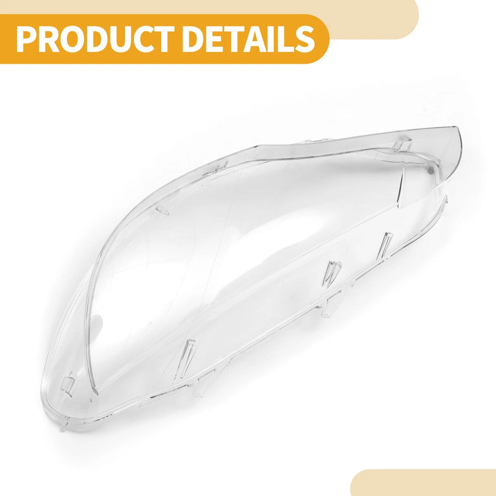 1 Pc Headlight Lens Cover for BMW X6 (2008–2014) No. 63117271371 Clear