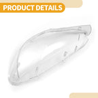 1 Pc Headlight Lens Cover for BMW X6 (2008–2014) No. 63117271371 Clear
