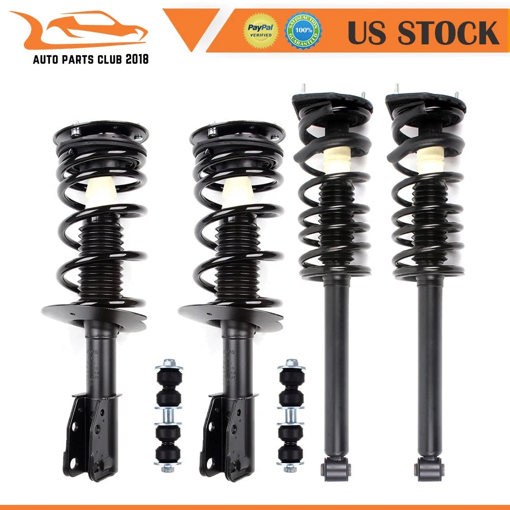 Front & Rear Strut Assembly Sway Bar Kit for Pontiac Sunfire, Chevy Cavalier (1999–2005)