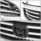 OE Style Chrome Slat Front Bumper Grille Assembly for Honda Pilot (2012–2015)