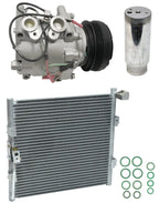 AC Compressor Kit with Condenser for Honda Civic del Sol 1.6L (1995–1997)