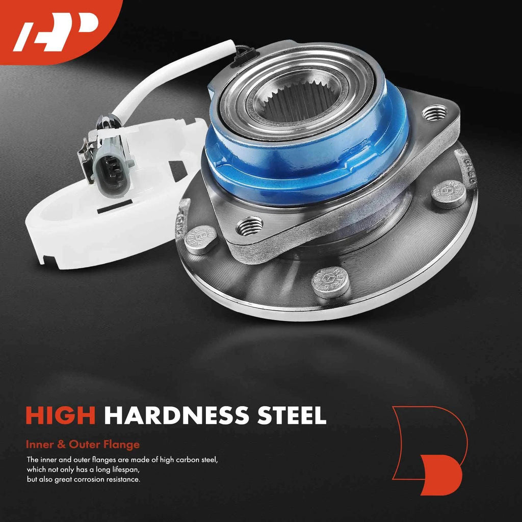 2X Rear Wheel Hub & Bearing Assembly with ABS for Chevy Corvette (1997–2008)