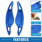 Set of 2 Steering Wheel Shift Paddle Covers for BMW 3 Series (2019–2020) Blue