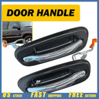 Set of 2 Chrome Rear Outside Door Handles for Silverado Tahoe Sierra Yukon (1999–2006)