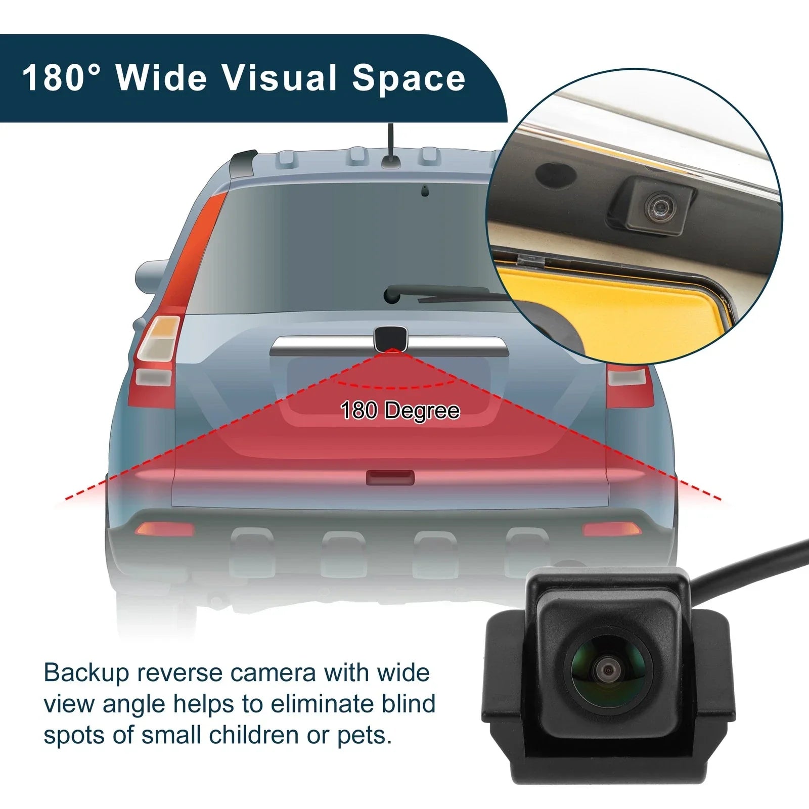 Rear View Camera 120-180�� for Honda Civic FK7 (2021-2022)