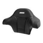 Black Rear Passenger Backrest Pad for Harley Touring Ultra Limited (2014-2024)