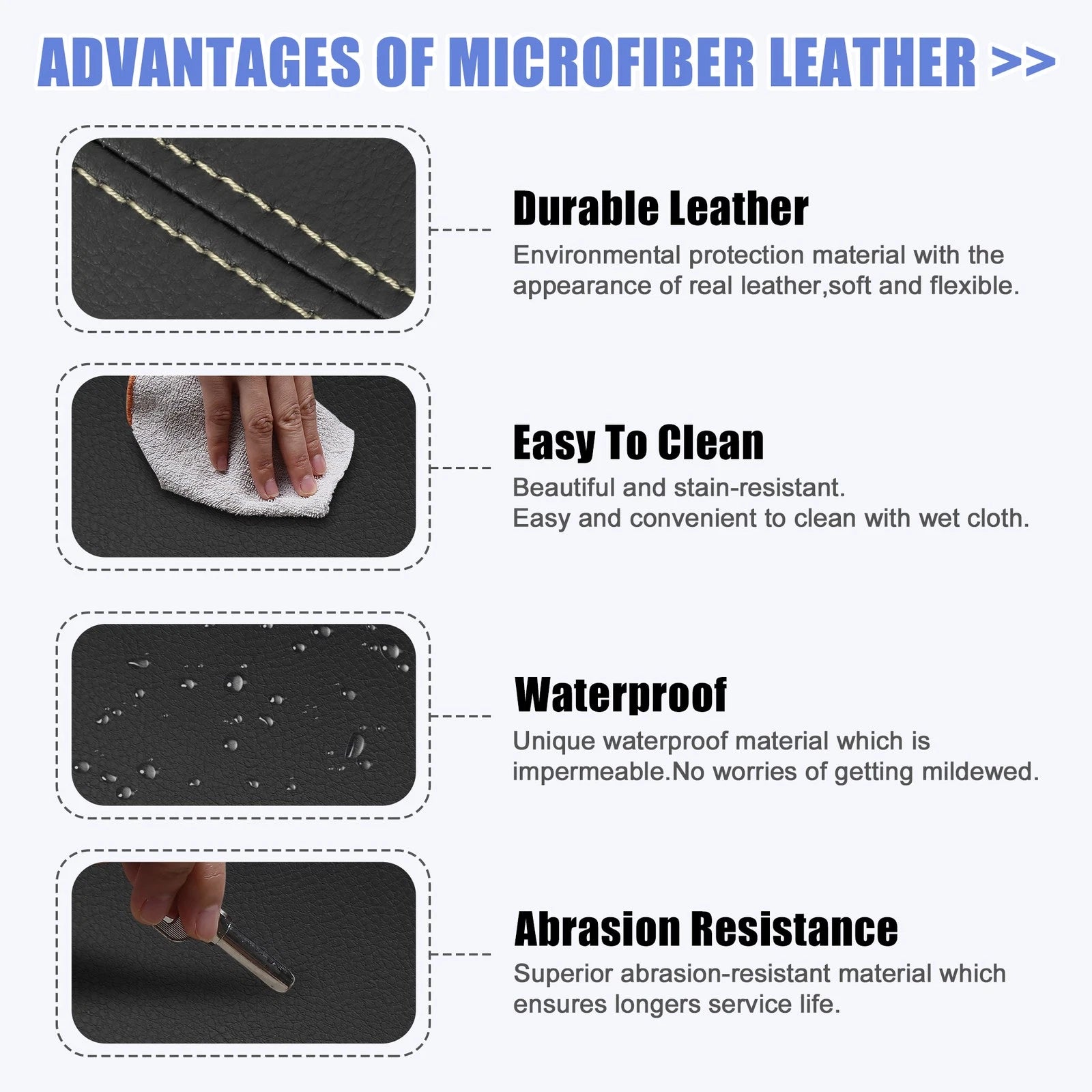 Console Armrest Cover Pad for Volkswagen Tiguan MK2 (2016–2019) 766549524499