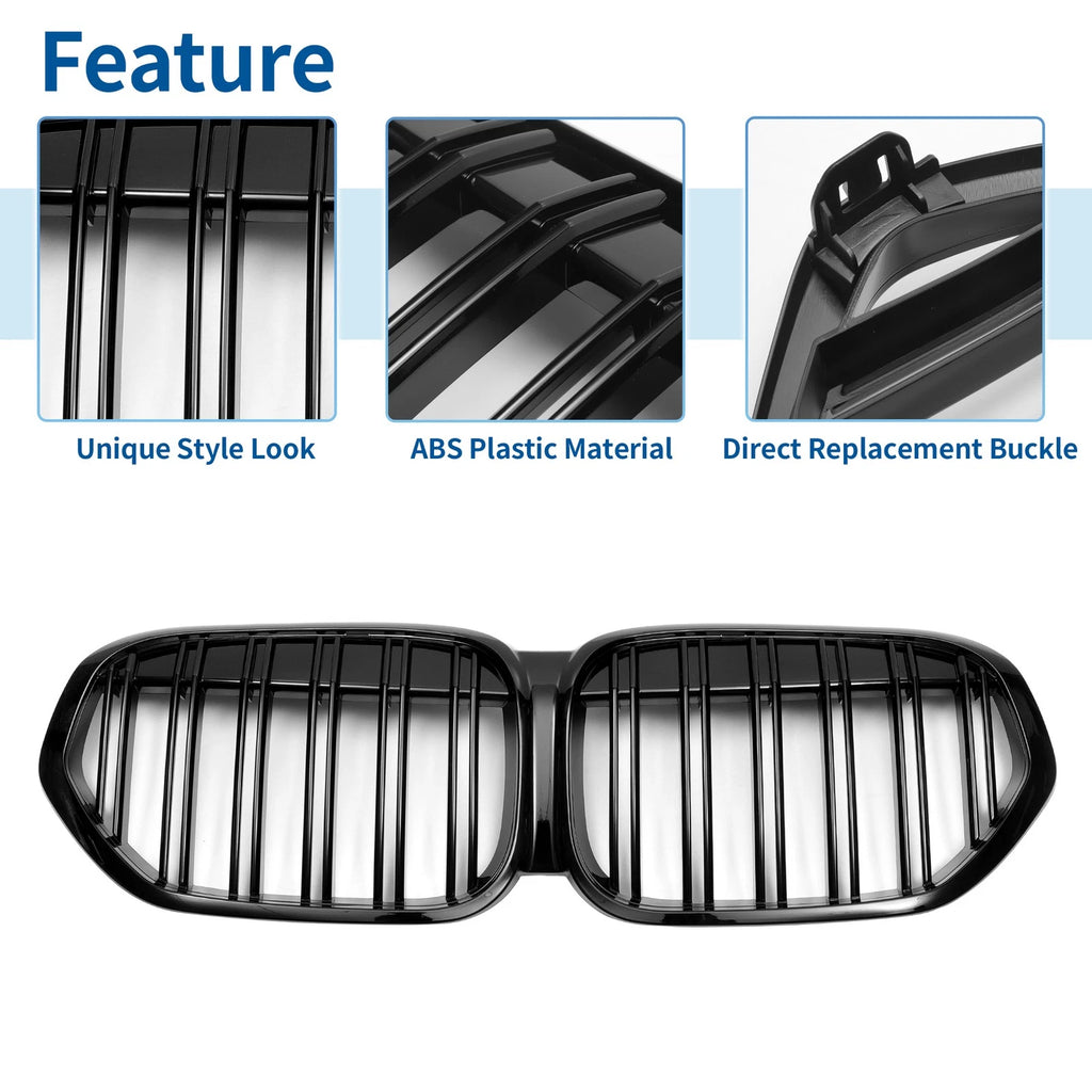 Front Upper Bumper Grille for BMW X1 F48 (2016–2023)