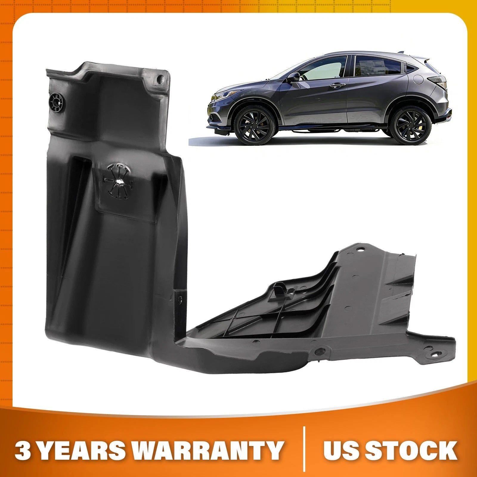 Front Engine Lower Splash Shield Cover for Honda HR-V (2016–2022)