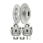 Rear Brake Calipers and Slotted Rotors for Honda Accord (2008–2012)