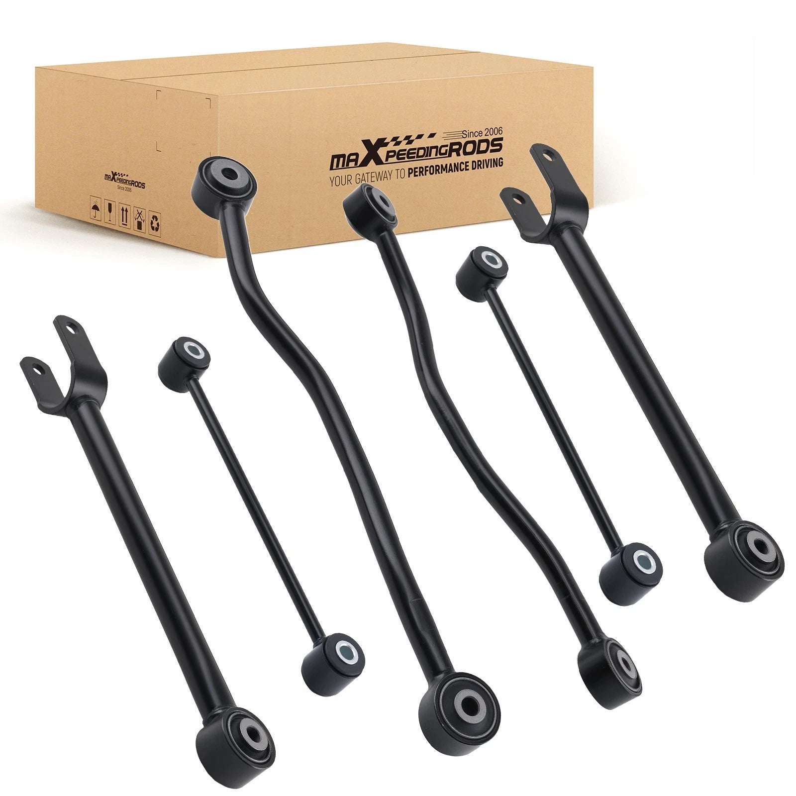6x Rear Lower Control Arms for Chrysler 300 Dodge Charger (2005–2019)