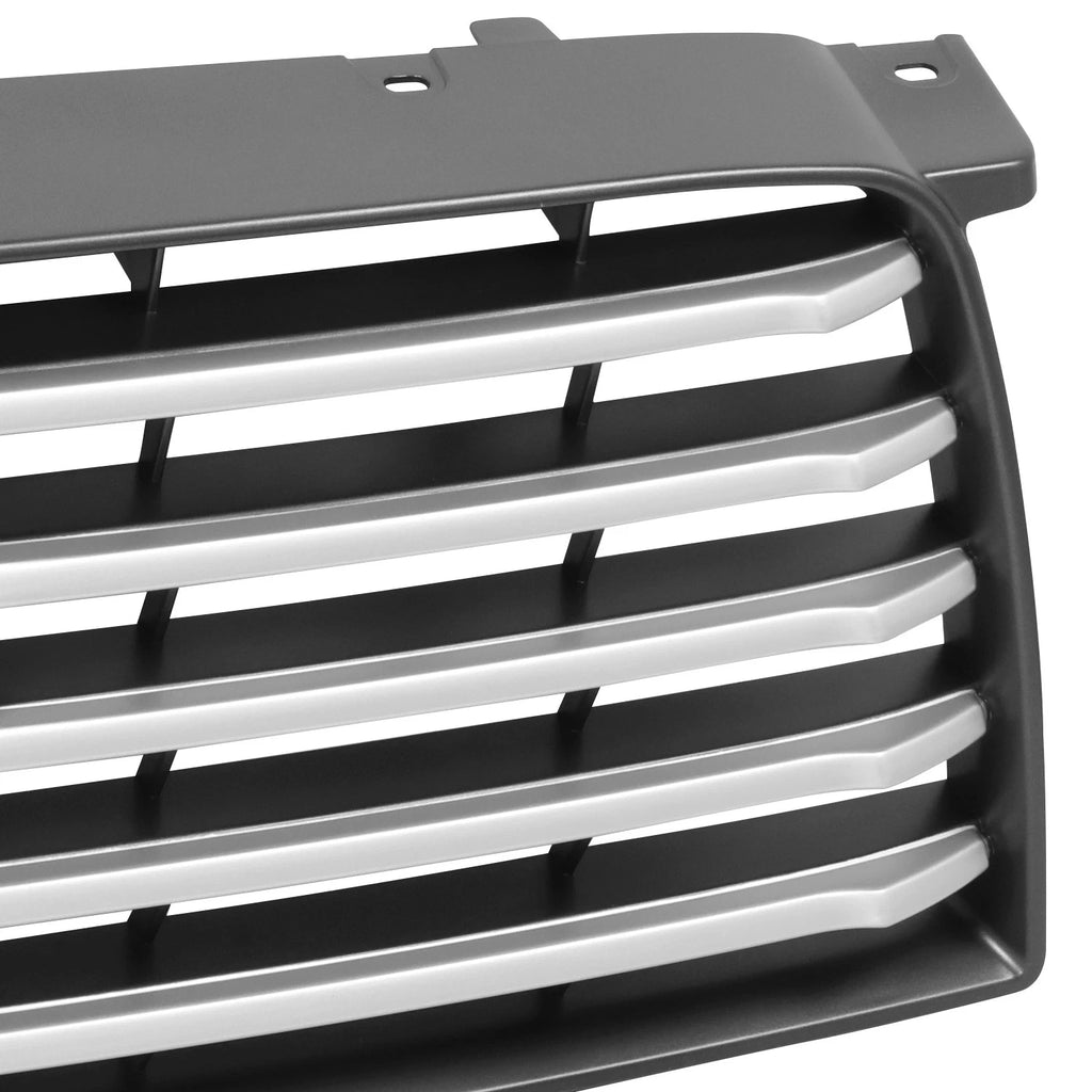 Front Bumper Grille for Subaru Forester (2006–2008) - Horizontal Slats, Badge Slot