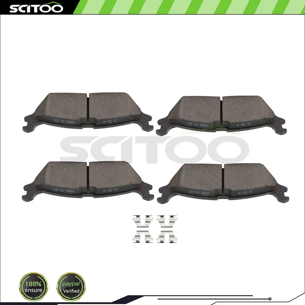 4X Ceramic Brake Pads for Ford Expedition Lincoln Navigator (2018–2019)