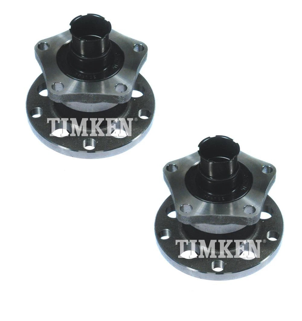 Set of 2 Rear Wheel Bearings & Hubs for Audi A6 (2000–2004) VW Passat (1998–2005)