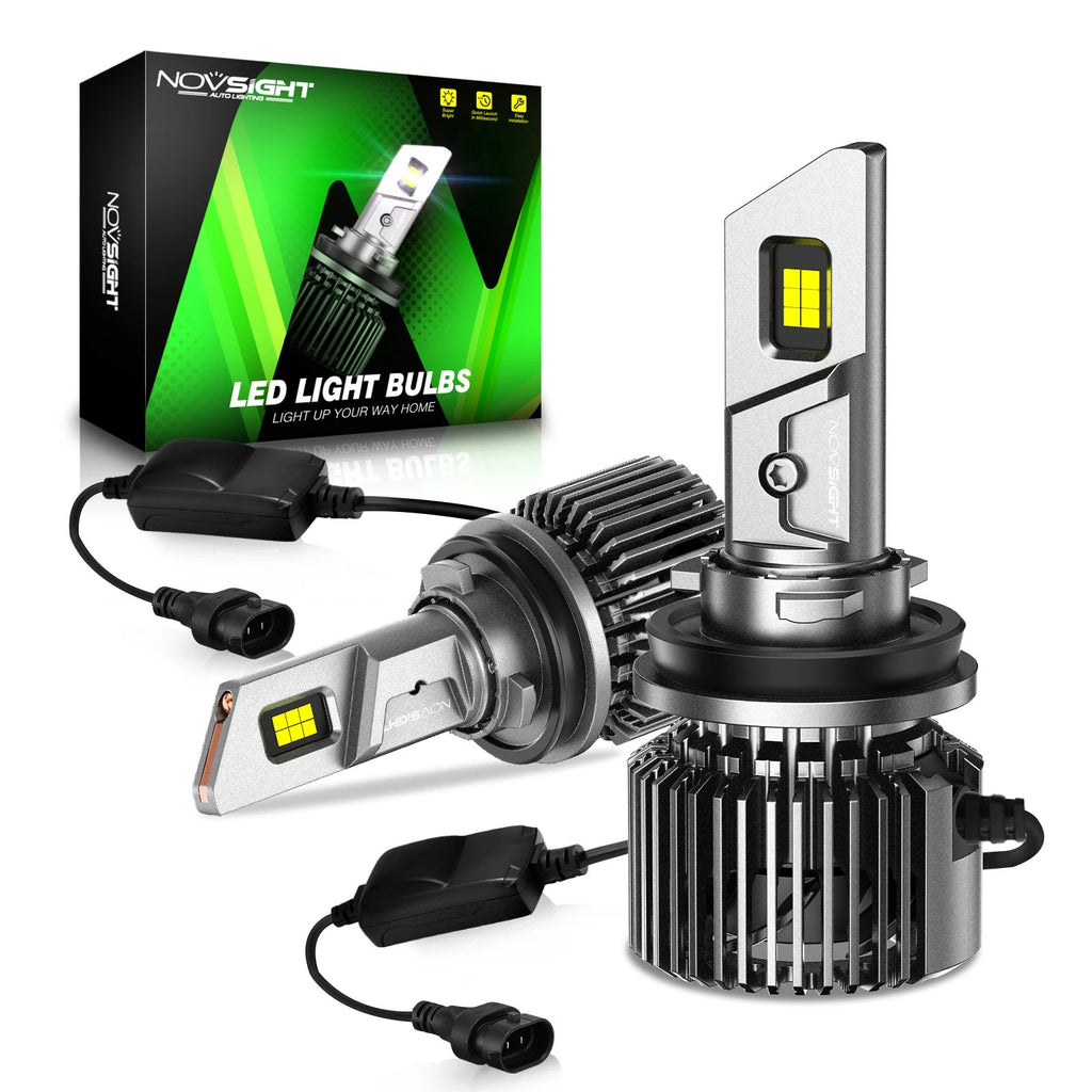 H11 H8 H9 LED Headlight Bulbs for NOVSIGHT (3-in-1, 6500K, 22000LM)