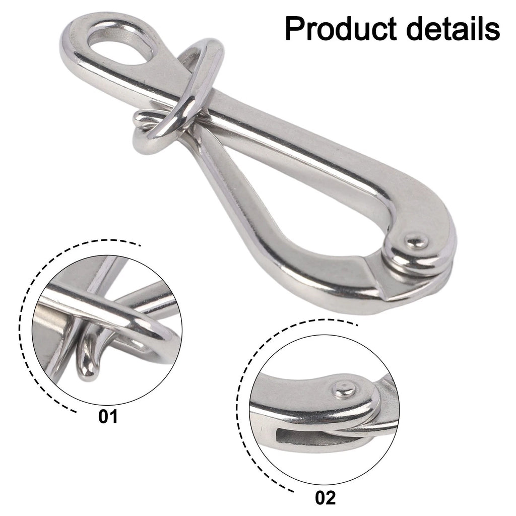 Pelican Hook Heavy Duty Stainless Steel 316 for Boating Activities