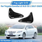 Set of 2 Front Bumper Fog Light Covers 8148102410 for Toyota Corolla 