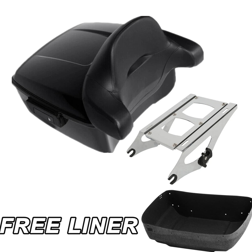 Trunk Pad Mount Rack for Harley Touring Road Glide King (2014–2026) Black