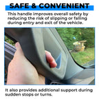 Left Driver A Pillar Assist Handle for Chevy Silverado GMC Sierra (2014–2019)