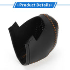Gear Shift Knob Cover for Toyota Camry (2018–2023) Black Brown Faux Leather